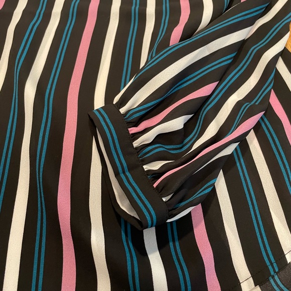 Halogen Striped Blouse - Size S (petite) - Picture 3 of 4
